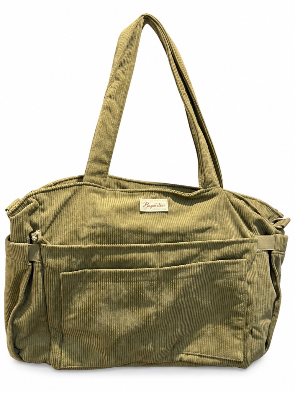 Bagstellar Olive Corduroy Tote/Travel Bag Pre-owned